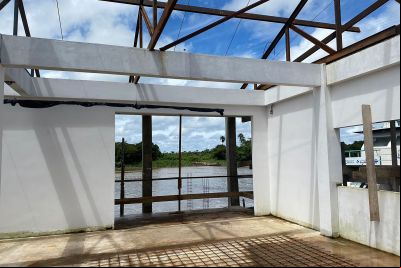 notícia: Equipe da H realiza visita técnica nas obras de reconstrução do Terminal Hidroviário do Acará