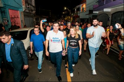 notícia: Governo do Pará entrega novas obras de asfalto no bairro da Marambaia, em Belém