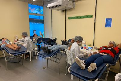notícia: Hemopa promove campanha de doação de sangue na Usina da Paz da Cabanagem