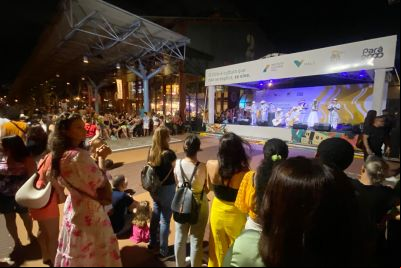notícia: Atrações do 'Círio na Estação' animam público no primeiro dia de programação musical