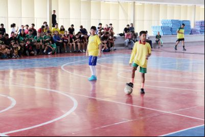 notícia: Usina da Paz Cabanagem inicia competição esportiva de futsal e vôlei, em Belém