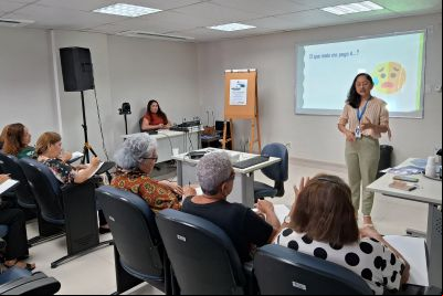 notícia: IGEPPS promove oficina para o uso seguro de dispositivos eletrônicos por aposentados